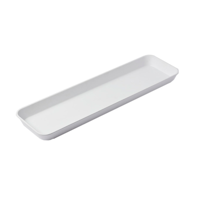 American Metalcraft MTW8 29.75" W White Rectangle Endurance Market Tray