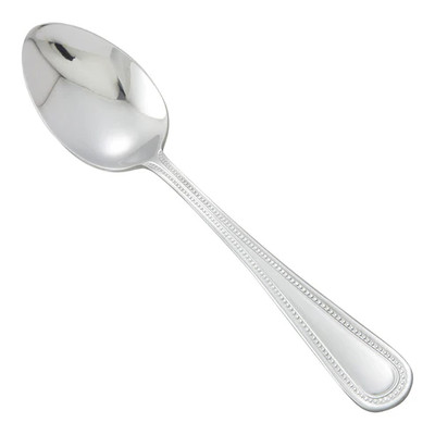 Winco 0005-01 6-1/4" 18/0 Stainless Steel Teaspoon (Contains 1 Dozen)