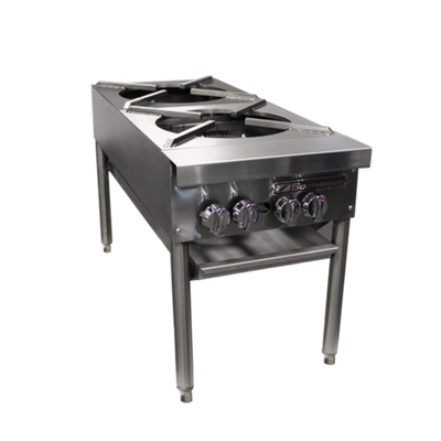 Southbend SPR-2J-FB-LP 18" Liquid Propane Ultimate Restaurant Range - 90,000 BTU