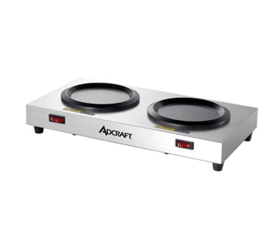 Adcraft WP-2 Stainless Steel 2 Warmers Plate - 120 Volts