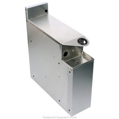 Glastender SHB-6-ED Stainless Steel Extra Deep Underbar Soda Gun Holder - 6"W x 24"D x 25"H