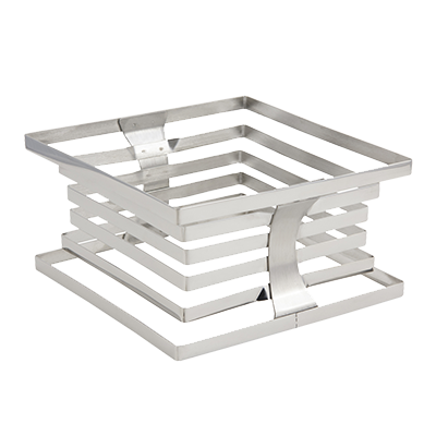 Bon Chef 9750 10" x 10" x 5.25" H Stainless Steel Riser