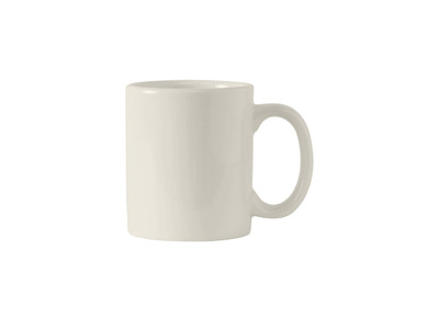 Tuxton AMU-150 3-3/8" 12 Oz. Ceramic Pearl White Mug (2 Dozen Per Case)
