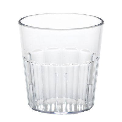 Cambro NT9152 9.3 Oz. Clear SAN Plastic Fluted Newport Tumbler
