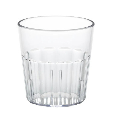 Cambro NT9152 9.3 Oz. Clear SAN Plastic Fluted Newport Tumbler
