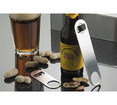 American Metalcraft SBO154 4.25" L Stainless Steel Flat Bottle Opener