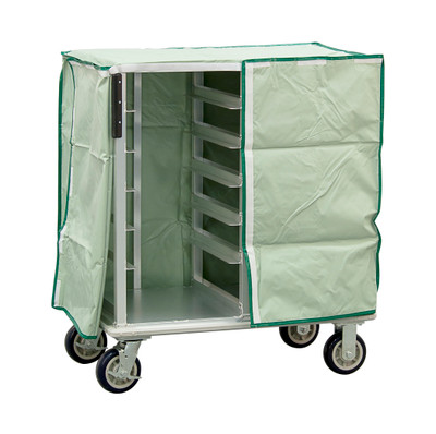 New Age 96005 25" W Aluminum Room Service Delivery Cart