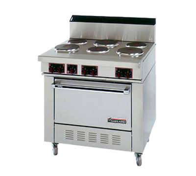 Garland SS686 36" Electric Sentry Series Restaurant Range - 208 Volts