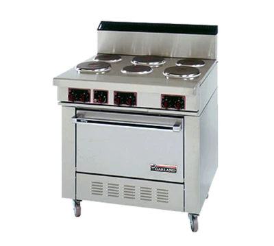 Garland SS686 36" Electric Sentry Series Restaurant Range - 208 Volts