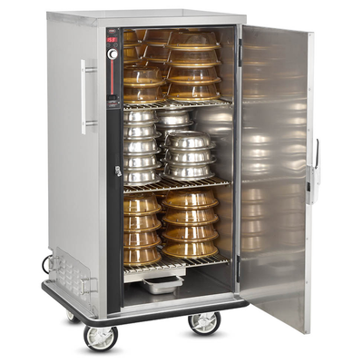 FWE P-60 60 Covered Plates Insulated P-Series Banquet Cart