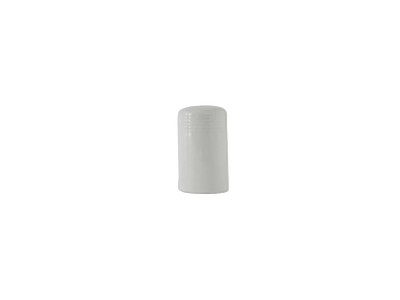 Tuxton BWI-0301 1-3/4" 2 Oz. Ceramic White PepPer Shaker (1 Dozen)