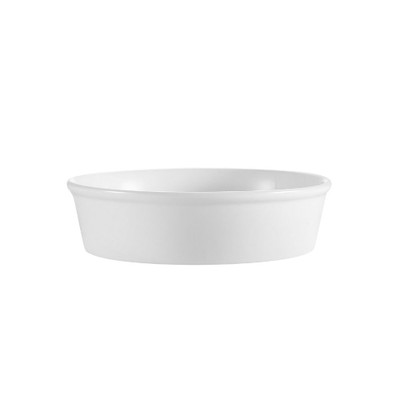 CAC China RDP-9 9" Dia. 48 Oz. Super White Ceramic Round Accessories Plate (2 Dozen Per Case)