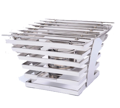 Eastern Tabletop 1710 10"W x 10"D x 6-1/2"H Stainless Steel Escalate Riser