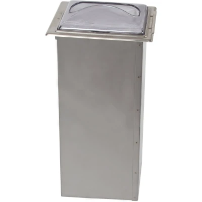 San Jamar H2003CLSS Interfold Countertop Napkin Dispenser Plastic Clear FacePlate