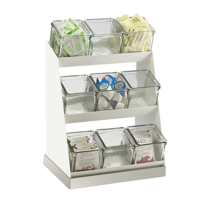 Cal-Mil 3018-55-12 Luxe Condiment Display 12-1/4"W x 9"D x 15-1/2"H