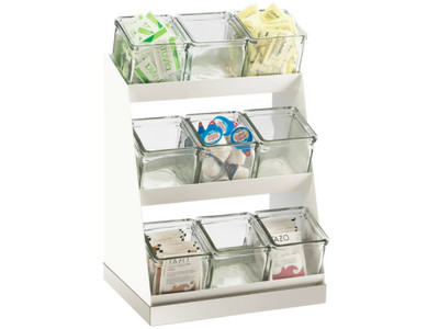 Cal-Mil 3018-55-12 Luxe Condiment Display 12-1/4"W x 9"D x 15-1/2"H