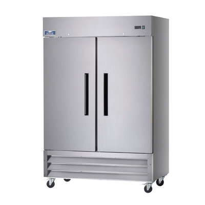 Arctic Air AF49 54" W Two-Section Solid Door Reach-In Freezer - 115 Volts