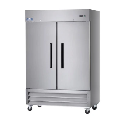 Arctic Air AF49 54" W Two-Section Solid Door Reach-In Freezer - 115 Volts