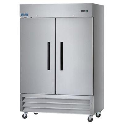 Arctic Air AF49 54" W Two-Section Solid Door Reach-In Freezer - 115 Volts