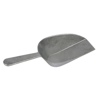 Winco ASFB-24 24 Oz. Flat Bottom Aluminum Utility Scoop