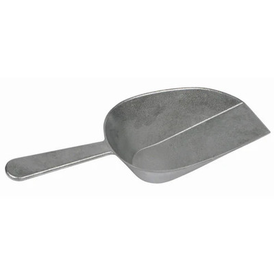 Winco ASFB-24 24 Oz. Flat Bottom Aluminum Utility Scoop