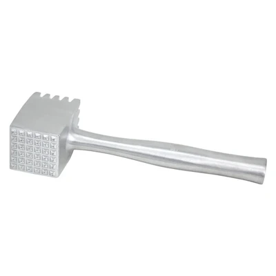Winco AMT-4 12-3/4" OAL 4-1/4" x 2-3/4" Heavy Aluminum Meat Tenderizer