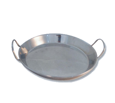Bon Chef 61249 14.8" Dia. Stainless Steel Round Spanish Tray