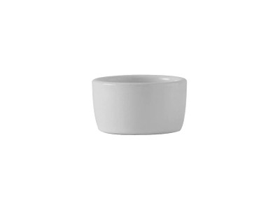 Tuxton BWX-0203 2 oz. 2-1/2" dia. x 1-3/8"H White Round Ramekin/Sauce Cup (4 Dozen Per Case)