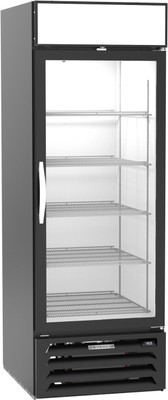 Beverage Air MMF23HC-1-B 27"W One-Section Glass Door MarketMax DUAL TEMP Merchandiser