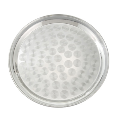 Winco STRS-16
16"
Stainless Steel
Round
Swirl Service Tray