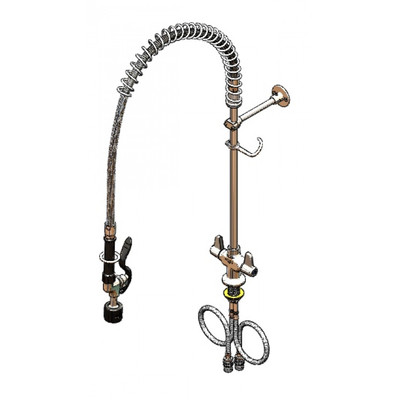 T&amp;S Brass 5PR-2S00-C Equip Pre-Rinse Unit deck mount single hole low flow Pre-Rinse Unit