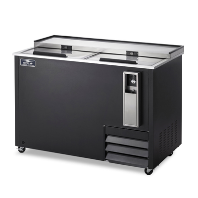 Arctic Air AUB50R 49.4"W All Black Stainless Steel Horizontal Bottle Cooler