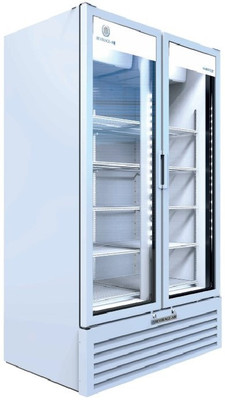 Beverage Air MT34-1W 39.5" W Two-Section Glass Door Marketeer Series Refrigerated Merchandiser