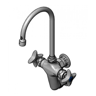 T&S Brass B-0316 Double Pantry Faucet splash-mounted