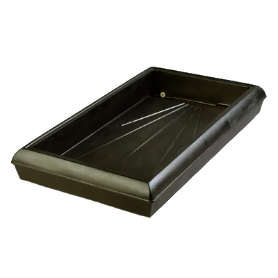 Carlisle 767003 44"W Black Polyethylene FiveStar Buffet Bar