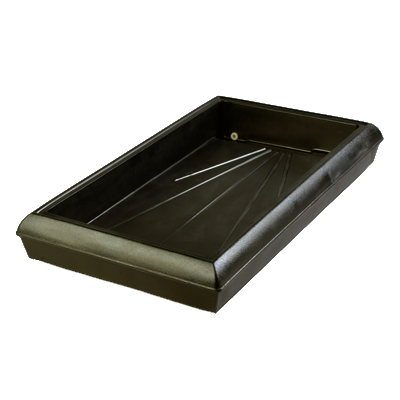 Carlisle 767003 44"W Black Polyethylene FiveStar Buffet Bar