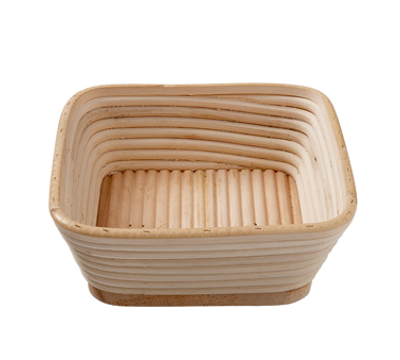 Matfer Bourgeat 118528 2 Lb. Square Banneton Proofing Basket