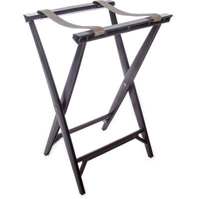 Carlisle C3630W11 19.75" W x 16.67" D x 30.5" H Black Folding Tray Stand