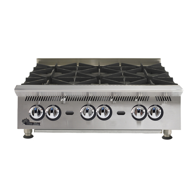 Star 808HA-NG 48" Natural Gas Countertop Hotplate - 240,000 BTU