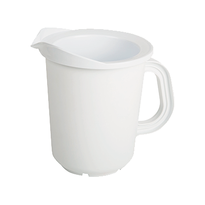 San Jamar CI7025 White Chill-It Beverage Pitcher