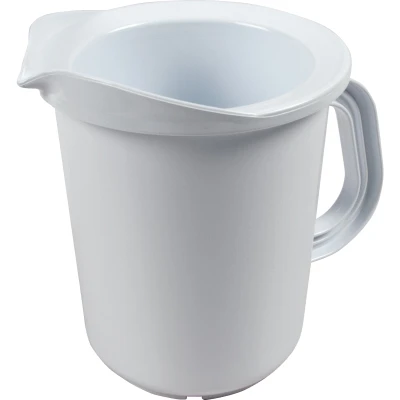 San Jamar CI7025 White Chill-It Beverage Pitcher