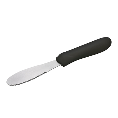 Winco TKP-31 3-5/8" Black Polypropelyne Handle Sandwich Spreader