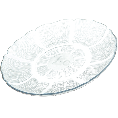 Carlisle 695407 7 1/2" Dia. PolyCarbonate Clear Petal Mist Plate