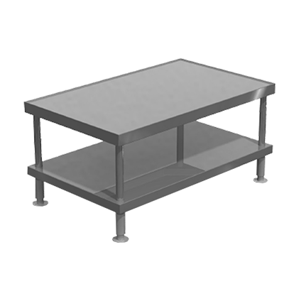 Vulcan STAND/F-VCCB48 49" W x 23" H Stainless Steel Undershelf Equipment Stand
