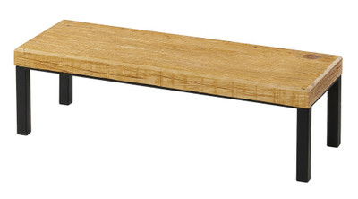 Cal-Mil 22066-6-99 20"W x 7"D x 6"H Rectangular Wood Madera Riser