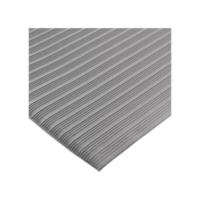 San Jamar KM4360BK 3'L x 60'W Black Sponge Floor Runner