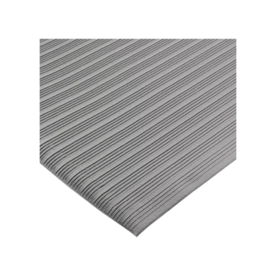 San Jamar KM4360BK 3'L x 60'W Black Sponge Floor Runner