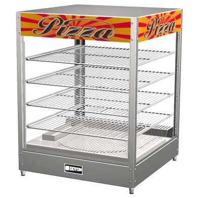 Doyon DRP4 Food Warmer/Display Case Countertop With Four Shelf Interior Rack Capacity 120V