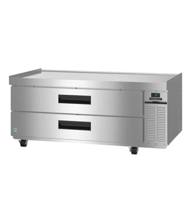 Hoshizaki CR60B Steelheart 60" W All Stainless Steel 1-Section with 2 Drawers Refrigerated Equipment Stand - 115 Volts