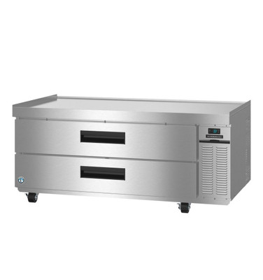 Hoshizaki CR60B Steelheart 60" W All Stainless Steel 1-Section with 2 Drawers Refrigerated Equipment Stand - 115 Volts